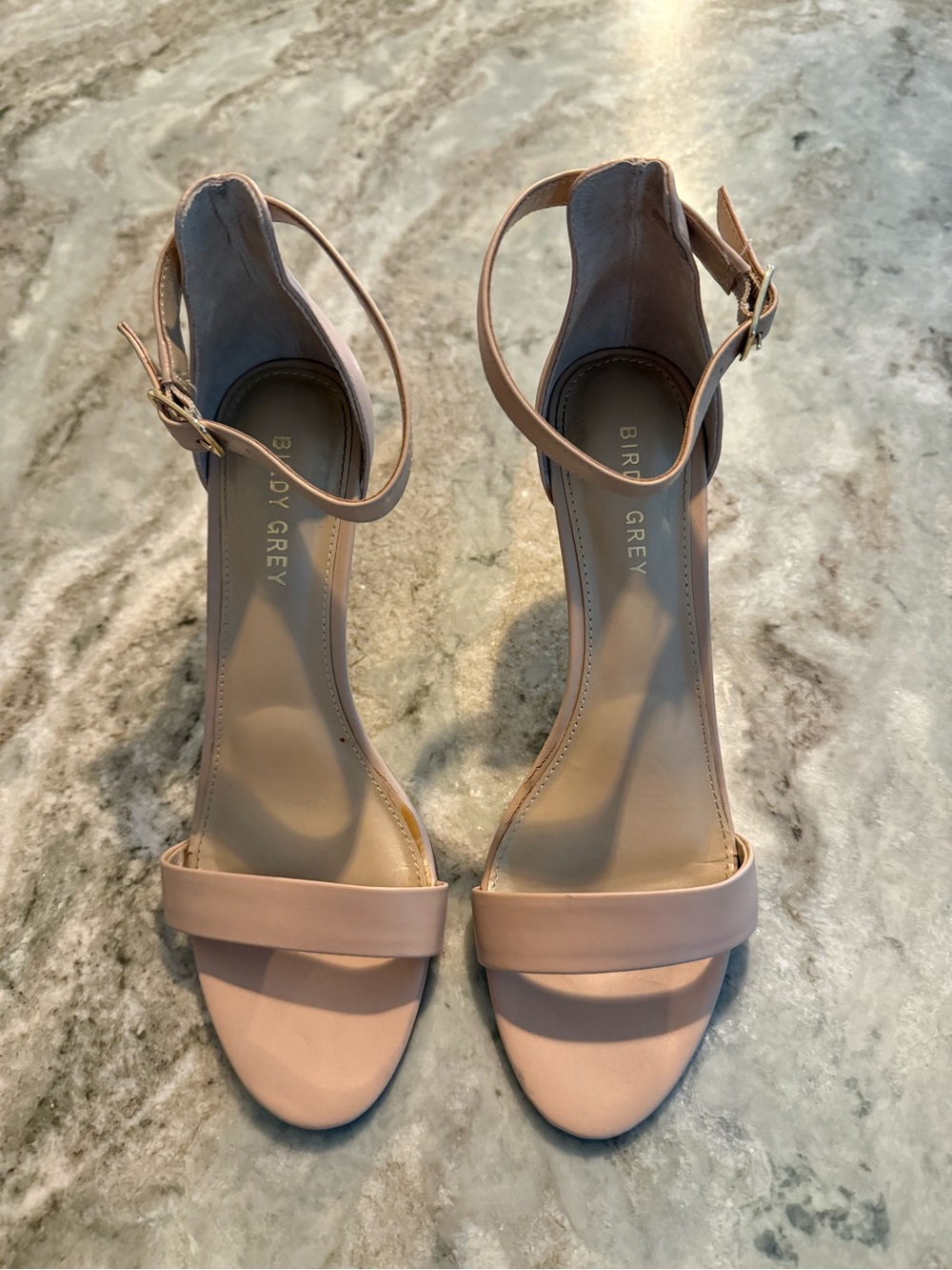 Birdy Grey Blush “Jenny” Stiletto Heels Size 9 Worn Once